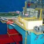 Ocean & Architectural Models - Semi-Submersible Rigging Unit Scale Model - Offshore Ship-8